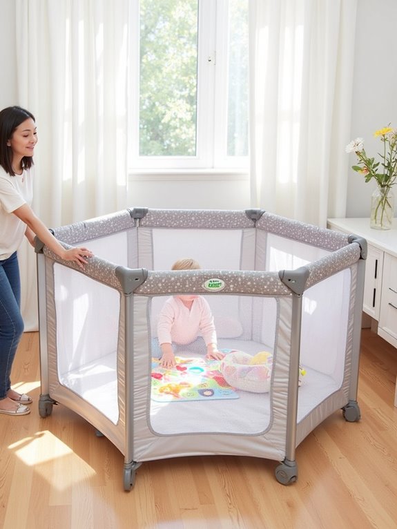 choosing safe baby play yard