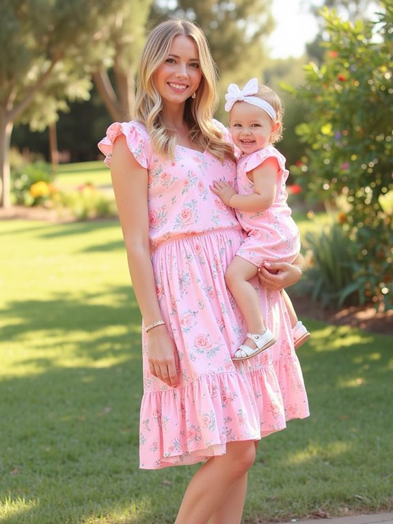 comfortable matching mommy outfits