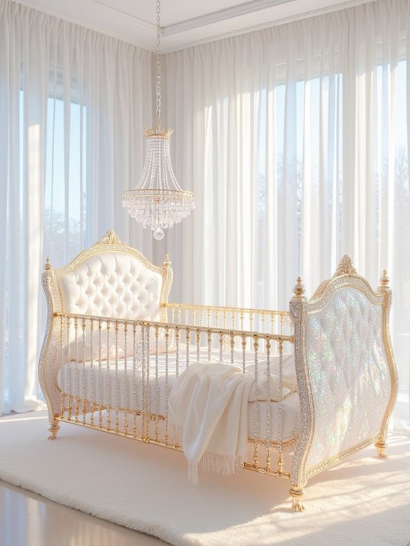 luxury nursery crib selections