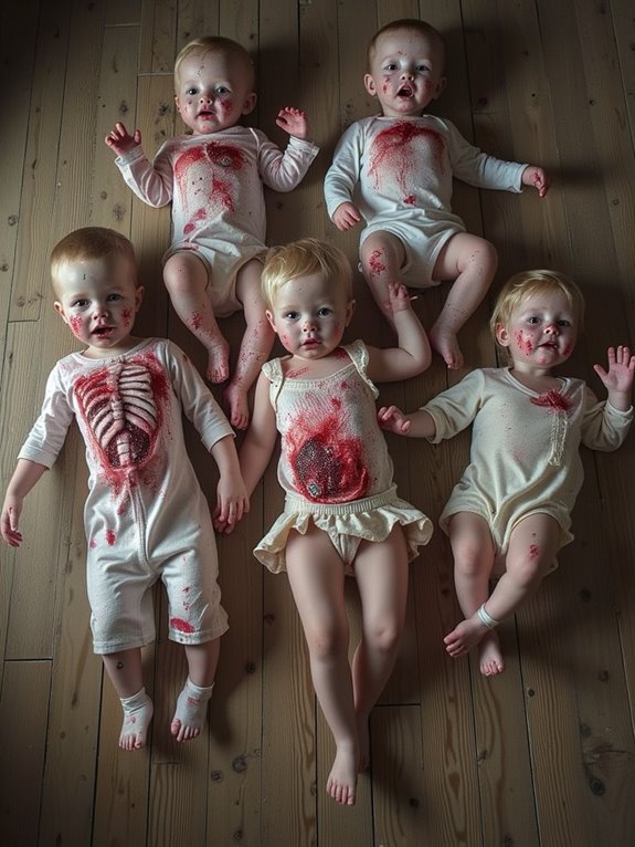 spooky zombie baby costumes