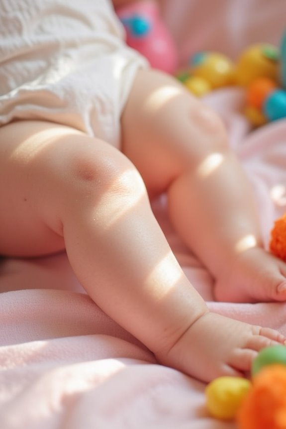 babies develop kneecaps later