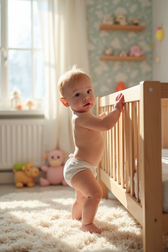 babies pulling to stand