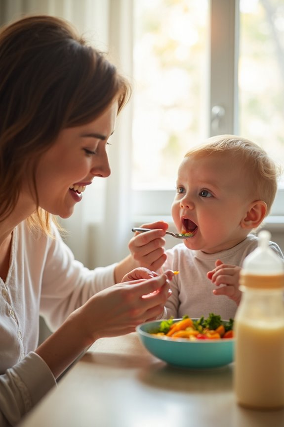 breastfeeding formula solids introduction