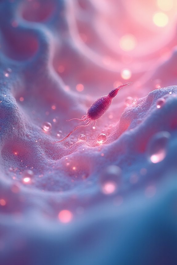 embryo migration and implantation