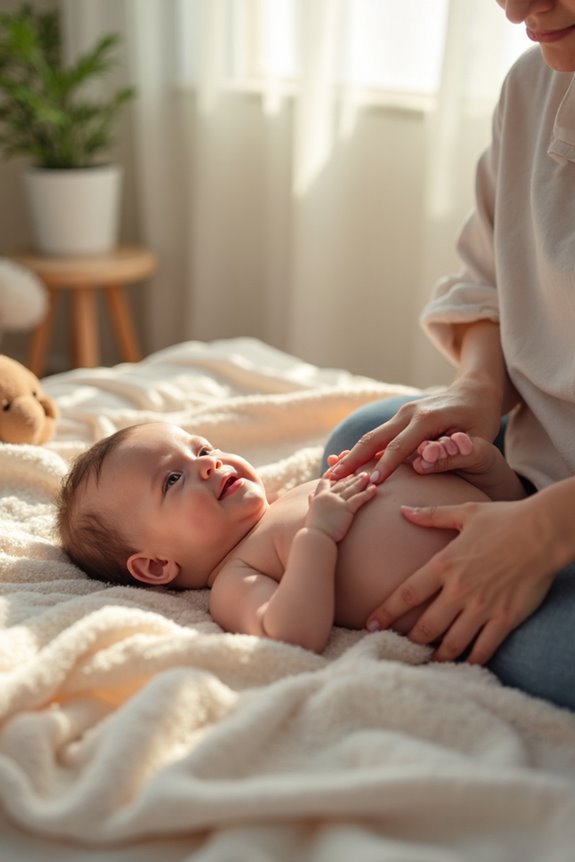 gentle tummy massage techniques