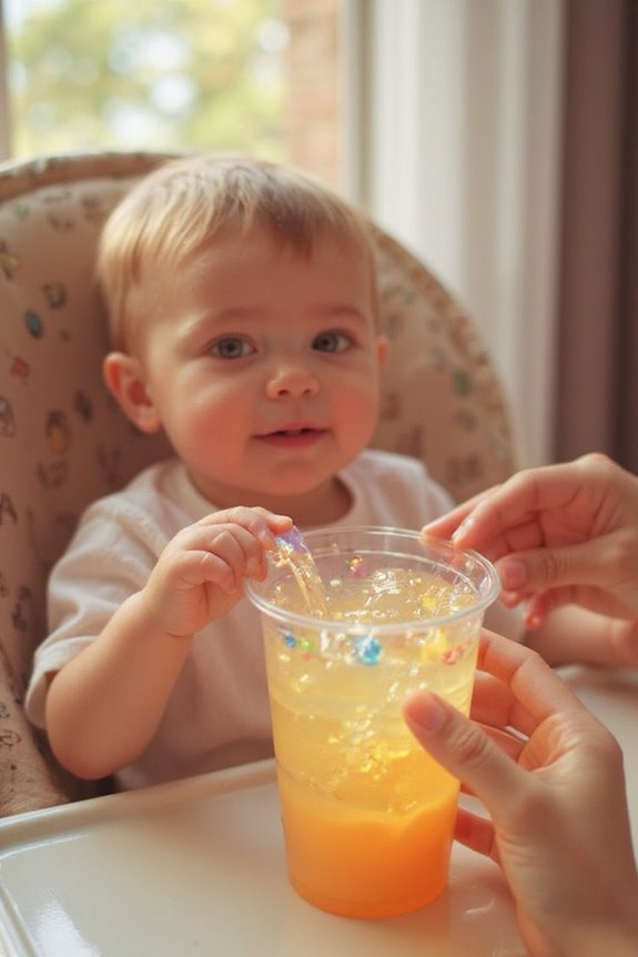 introduce water at 6 months