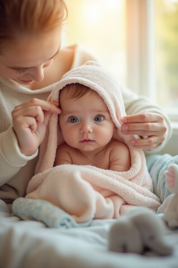 keep baby s ears dry