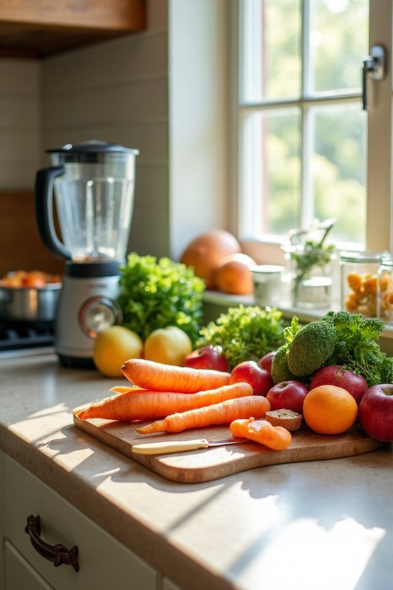 prepare fruits and vegetables