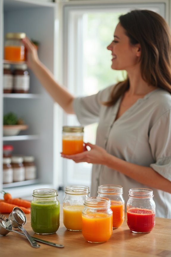 safe baby food storage