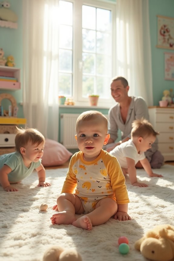 sitting and crawling milestones