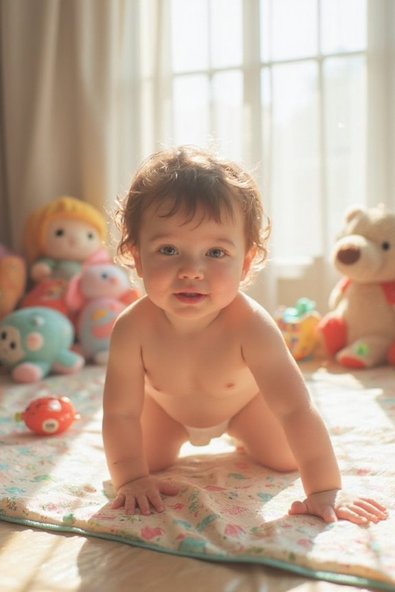 unique baby crawling milestones